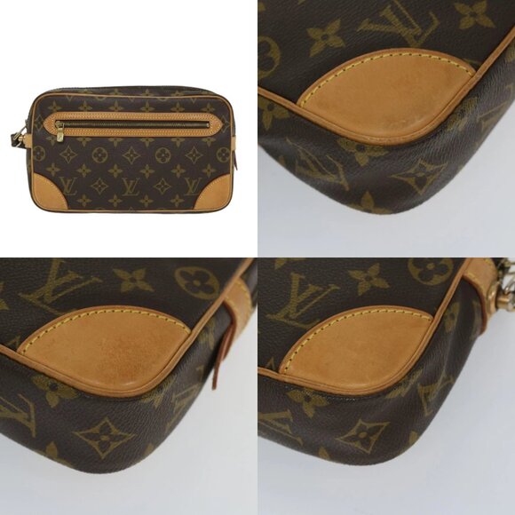 LOUIS VUITTON Monogram Marly Dragonne GM Clutch Bag M51825 LV Auth 57439 - Picture 14 of 14